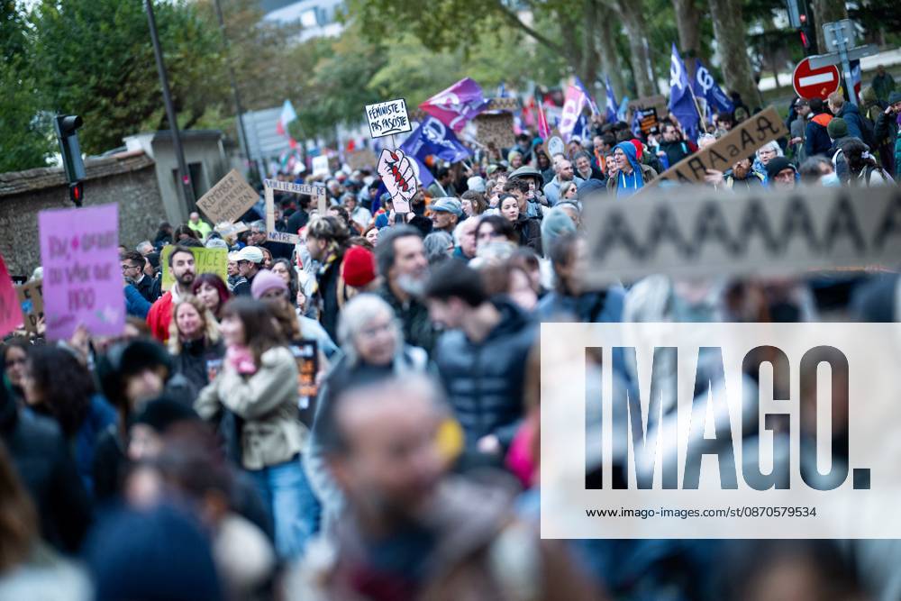 Demonstration Against French Far-Right Party RN - Orleans Demonstration against French far-right party French far-right party Rassemblement National RN in Orleans, France on October 24 2026 before the beginning of the XIXth Congress French far-right party Rassemblement National RN organized in Orleans. Photo by Franck Castel ABACAPRESS.COM Orleans France