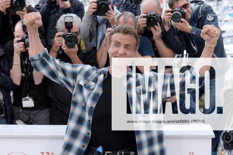 72nd Cannes Film Festival 2019, Photocall : ˜Rendez-vous With Sylvester Stallone & film Rambo V: Last Blood Pictured: Sylvester Stallone
