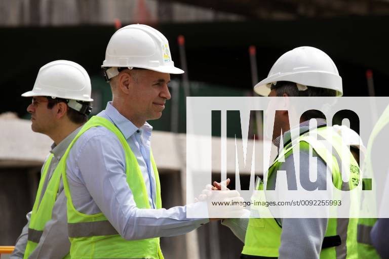 Buenos Aires, Buenos Aires, Argentina - The mayor of the Buenos Aires city, Horacio Rodriguez Larreta, on 13 July 2019 in Buenos Aires, Argentina. The Investments in public works grew by a high percentage in an election year. Buenos Aires Argentina - ZUMAn230 20181022_zaa_n230_458