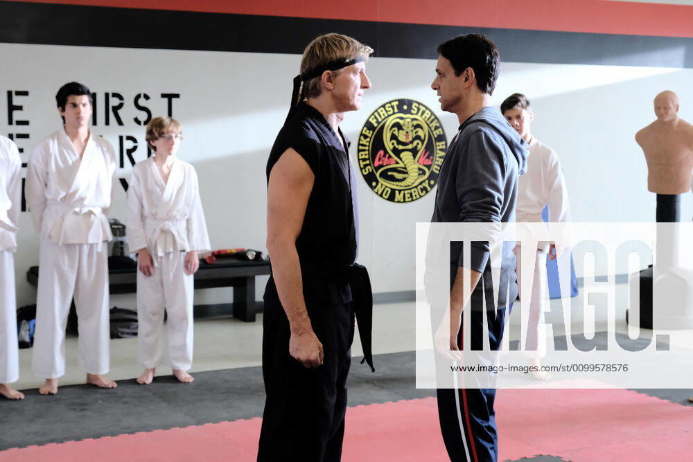 COBRA KAI, from left: William Zabka, Ralph Macchio, (Season 2, ep. 205, aired April 24, 2019). photo: Guy D Alema YouTube Red courtesy Everett Collection !ACHTUNG AUFNAHMEDATUM GESCHÃ„TZT! PUBLICATIONXNOTxINxCANxCHNxFRAxITAxJPNxNORxPOLxRUSxESPxUKxUSA
