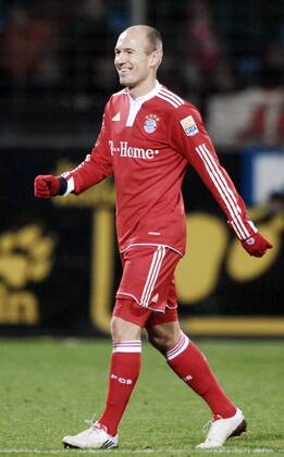 Fußball Bundesliga, 16. Spieltag, 12.12.2009, VfL Bochum - FC Bayern München 1:5; Arjen ROBBEN ( Bayern München)