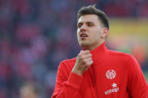 09.03.2013 Fussball Bundesliga FSV Mainz 05 - Bayer 04 Leverkusen Spieltag 25 Fussball Maenner Saison 2012 13 Adam SZALAI (FSV Mainz 05 - 28) Portrait querformat