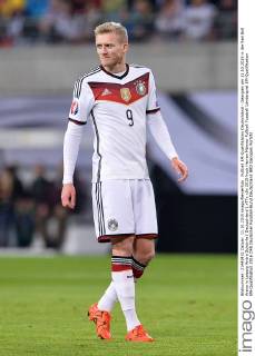 Fußball EM-Qualifikation Deutschland - Georgien am 11.10.2015 in der Red Bull Arena in Leipzig Andre Schürrle ( Deutschland ) xTTx