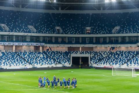 181010 Players of Sweden during a training session on October 10, 2018 in Kaliningrad. Photo: Petter Arvidson BILDBYRN kod PA 92126 Copyright: PETTERxARVIDSON BB181010PA082