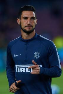 October 24, 2018 - Barcelona, Barcelona, Spain - Matteo Politano of FC Internazionale looks on during the UEFA Champions League group B match between FC Barcelona Barca and FC Internazionale at Camp Nou on October 24, 2018 in Barcelona, Spain FC Barcelona v FC Internazionale - UEFA Champions League Group B - ZUMAn230 20181024_zaa_n230_1190 Copyright: xSergioxLopezx