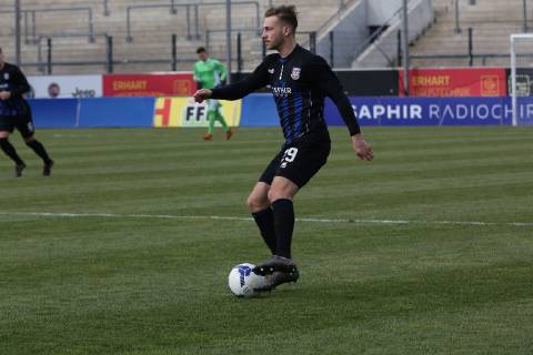 09.02.2019, xmgoodx Frankfurt am Main , PSD Bank Arena am Bornheimer Hang Regionalliga Süd Saison 2018 2019 Testspiel FSV Frankfurt gegen Viktoria Aschaffenburg Nothnagel Dominik (29, FSV Frankfurt)