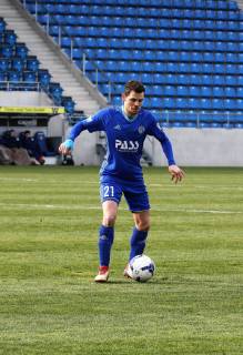 09.02.2019, xmgoodx Frankfurt am Main , PSD Bank Arena am Bornheimer Hang Regionalliga Süd Saison 2018 2019 Testspiel FSV Frankfurt gegen Viktoria Aschaffenburg Daniel Cherion (Aschaffenburg)