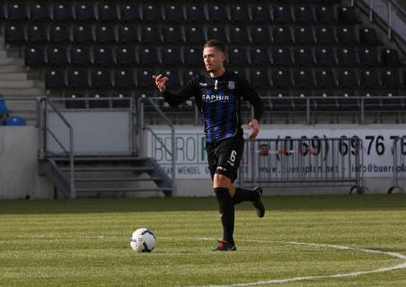 09.02.2019, xmgoodx Frankfurt am Main , PSD Bank Arena am Bornheimer Hang Regionalliga Süd Saison 2018 2019 Testspiel FSV Frankfurt gegen Viktoria Aschaffenburg Fabian Burdenski (6, FSV Frankfurt)