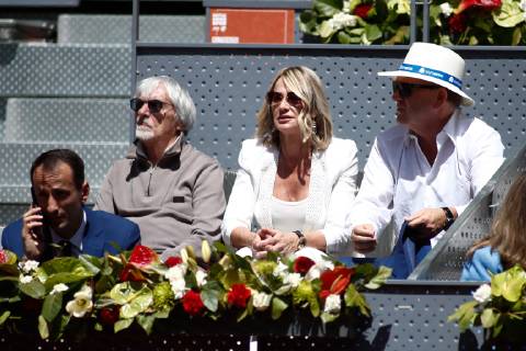 May 9, 2019 - Madrid, MADRID, SPAIN - Nadia Comaneci (ROU) during the Mutua Madrid Open 2019 ATP Tennis Herren Masters 1000 and WTA Tennis Damen Premier) tenis tournament at Caja Magica in Madrid, Spain, on May 09, 2019. Tennis: Mutua Madrid Open 2019, Day 7 - ZUMAa181 20190509_zaa_a181_320 Copyright: xAFP7x