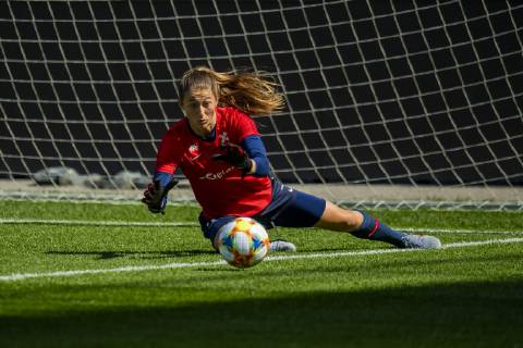 190521 Goalkeeper Cecilie Haustaker Fiskerstrand of Norway during a training session on May 21, 2019 in Oslo. Photo: Jon Olav Nesvold BILDBYRAN kod JE 160444 Copyright: JONxOLAVxNESVOLD BB190521JE040