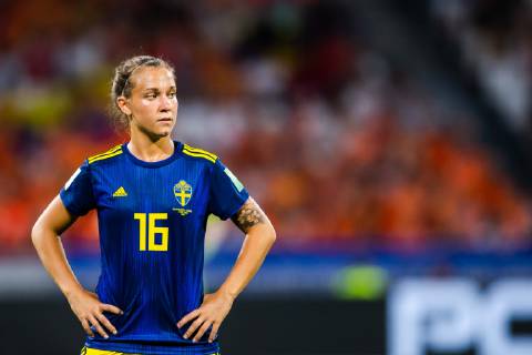 190703 Julia Zigiotti Olme of Sweden during the FIFA Women s World Cup semi-final match between Netherlands and Sweden on July 3, 2019 in Lyon. Photo: Petter Arvidson Bildbyran Kod PA 180100 bbeng fotboll football fotball soccer dam women kvinner frankrike france vm vm 2019 verdensmesterskap världsmästerskap fifa women s world cup 2019 world cup semifinal semi final knockout stage sweden sverige netherlands nederländerna Copyright: PETTERxARVIDSON BB190703PA116