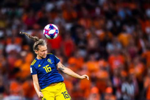 190703 Julia Zigiotti Olme of Sweden during the FIFA Women s World Cup semi-final match between Netherlands and Sweden on July 3, 2019 in Lyon. Photo: Petter Arvidson Bildbyran Kod PA 180100 bbeng fotboll football fotball soccer dam women kvinner frankrike france vm vm 2019 verdensmesterskap världsmästerskap fifa women s world cup 2019 world cup semifinal semi final knockout stage sweden sverige netherlands nederländerna Copyright: PETTERxARVIDSON BB190703PA123