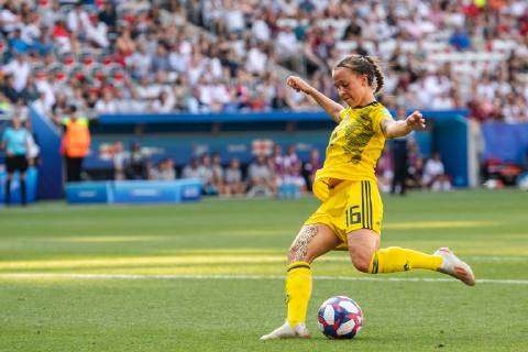 190706 Julia Zigiotti Olme of Sweden during the FIFA Women s World Cup bronze medal game between England and Sweden on July 6, 2019 in Nice. Photo: Simon Hastegard Bildbyran Kod SH 180104 bbeng fotboll football fotball soccer dam women kvinner frankrike france vm vm 2019 verdensmesterskap världsmästerskap fifa women s world cup 2019 world cup bronsmatch Third Place Play Off england sweden sverige Copyright: SIMONxHASTEGARD BB190706SH063
