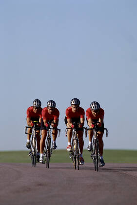 Cycling Road cycling, Rad, Radsport, Strasse team in action. ,model released, Symbolfoto Copyright: xDUOMO PCNx CY0403 106110
