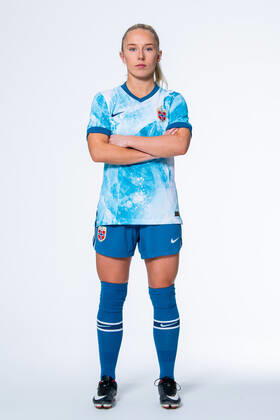 201022 Thea Bjelde of the Norwegian women?s national football team poses for a portrait on October 22, 2020 in Oslo. Photo: Vegard Wivestad Grott BILDBYRAN kod VG VG0061 bbeng fotball fotboll football norge norway a kvinner portrett porträtt portraits dam Copyright: VEGARDxWIVESTADxGRoTT BB201022VG004