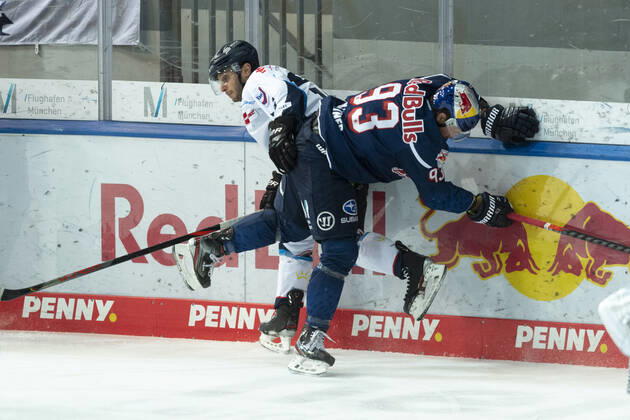 93MAXIMILIAN KASTNER, EHC Red Bull Muenchen vs. Straubing Tigers, Olympia-Eisstadion, Muenchen 18.01.2021 Â