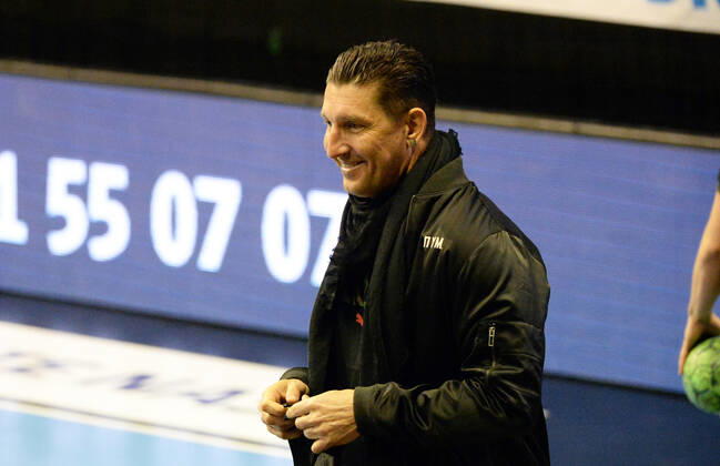 Handball, Herren, Saison 2020 2021, 1. Bundesliga (15. Spieltag), Füchse Berlin - FRISCH AUF! Göppingen, Vorstand Stefan Kretzschmar (Füchse Berlin) vor dem Spiel, 16.05. 2021, Copyright: xSebastianxRäppoldx xMatthiasxKox