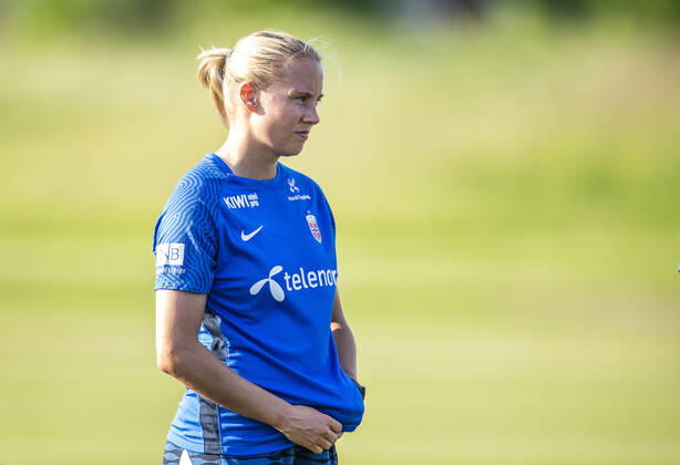 210607 Julie Blakstad of the Norwegian women?s national football team during a training session on June 7, 2021 in Borgholm. Photo: Suvad Mrkonjic BILDBYRAN COP 170 SM0074 fotboll football soccer fotball träning practice training norge norway dam bbeng Copyright: SUVADxMRKONJIC BB210607SM045