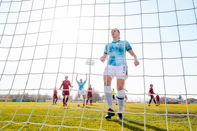 211201 Julie Blakstad of Norway during the FIFA Women s World Cup Qualifier football match between Armenia and Norway on December 1, 2021 in Yerevan. Photo: Vegard Grott BILDBYRAN kod VG VG0209 bbeng fotball soccer football fotboll FIFA World Cup, WM, Weltmeisterschaft, Fussball qualifiers vm-kvalifisering kvinner vm kvalik landskamp dam norge norway armenia jerevan arena Copyright: VEGARDxGRoTT BB211201VG040