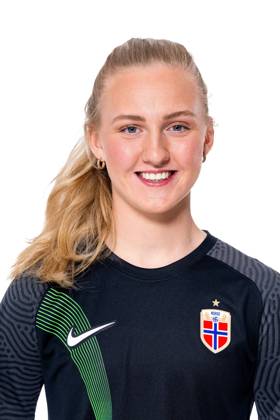 220407 Goalkeeper Sunniva Skoglund of the Norwegian women?s national football team poses for a portrait on April 4, 2022 in Oslo. Photo: Vegard Grott BILDBYRAN kod VG VG0262 bbeng fotball fotboll football norge norway a kvinner portrett porträtt portraits dam Copyright: VEGARDxGRoTT BB220407VG189