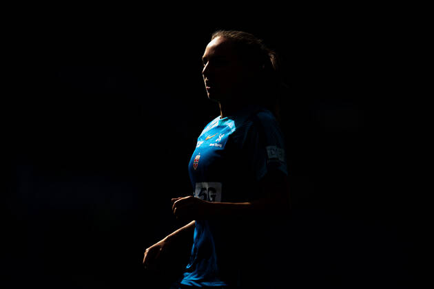 220830 Marit Bratberg Lund of the Norwegian women s national football team during a training session on August 30, 2022 in Oslo. Photo: Vegard Grott BILDBYRAN kod VG VG0342 bbeng fotboll football soccer fotball vm-kval kval fifa women s world cup qualifier qualifier träning practice training trening norge norway dam Copyright: VEGARDxGRoTT BB220830VG129