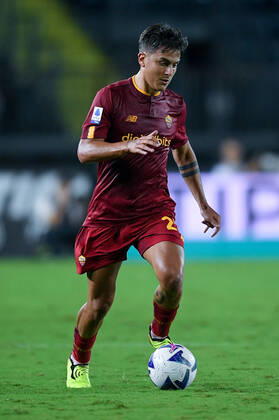 Paulo Dybala of AS Roma in action during the Serie A match between Empoli and Roma at Stadio Carlo Castellani, Empoli, Italy on 12 September 2022. Photo by Giuseppe Maffia. Empoli Stadio Carlo Castellani Empoli Italy Copyright: xGiuseppexMaffiax SP24-390-210