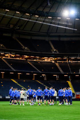 220926 Players of Sweden during a training session with the Swedish national football team on September 26, 2022 in Stockholm. Photo: Jesper Zerman BILDBYRAN COP 234 JZ0242 fotboll football soccer fotball nations league träning practice training sverige sweden sverige a bbeng Copyright: JESPERxZERMAN BB220926JZ025