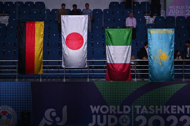 General view, OCTOBER 6, 2022 - Judo : World Judo Championships Tashkent 2022 Women s -48kg Medal Ceremony at Humo Arena in Tashkent, Uzbekistan. Noxthirdxpartyxsales (200526996)