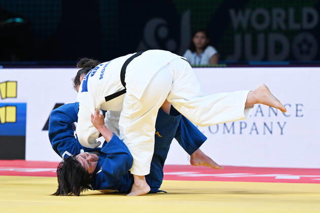 Shiho Tanaka (JPN), OCTOBER 10, 2022 - Judo : World Judo Championships Tashkent 2022 Women s -70kg 3rd round at Humo Arena in Tashkent, Uzbekistan. Noxthirdxpartyxsales (200861002)