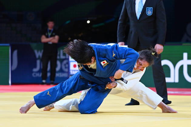 Shiho Tanaka (JPN), OCTOBER 10, 2022 - Judo : World Judo Championships Tashkent 2022 Women s -70kg 3rd round at Humo Arena in Tashkent, Uzbekistan. Noxthirdxpartyxsales (200861003)