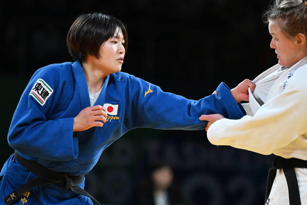 Shiho Tanaka (JPN), OCTOBER 10, 2022 - Judo : World Judo Championships Tashkent 2022 Women s -70kg Bronze medal match at Humo Arena in Tashkent, Uzbekistan. Noxthirdxpartyxsales (200867377)