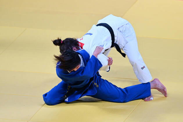 Shiho Tanaka (JPN), OCTOBER 10, 2022 - Judo : World Judo Championships Tashkent 2022 Women s -70kg Semi-Final match at Humo Arena in Tashkent, Uzbekistan. Noxthirdxpartyxsales (200867775)