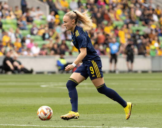 221112 Matilda Vinberg of the Swedish women s national football team during the women s International Friendly, Länderspiel, Nationalmannschaft football match between Australia and Sweden on November 12, 2022 in Melbourne. Photo: Hamish Blair BILDBYRAN COP 335 XX0033 bbeng fotboll football soccer fotball träningslandskamp international friendly dam sverige sweden australia australien Copyright: HAMISHxBLAIR BB221112BB231