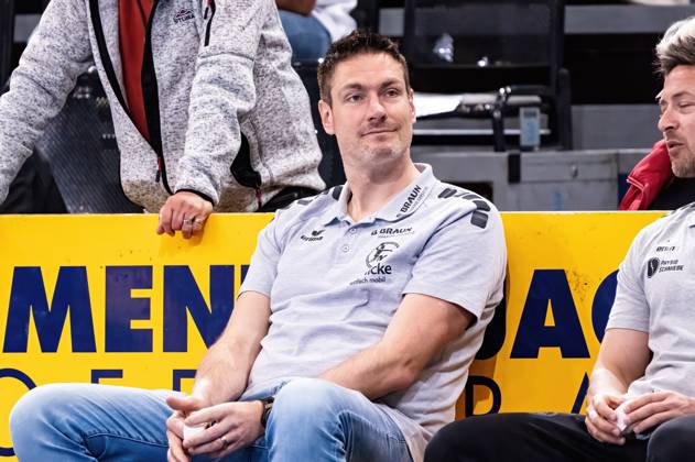 Carsten Lichtlein (MT Melsungen, Torwarttrainer) SG Flensburg-Handewitt vs. MT Melsungen, Handball, Bundesliga, Spieltag 28, Saison 2022 2023, 04.05.2023 -Pressefoto Marcel von Fehrn SG Flensburg-Handewitt vs. MT Melsungen, Handball, Bundesliga, Spieltag 28, Saison 2022 2023, 04.05.2023 Flensburg Copyright: xEibner-Pressefoto MarcelxvonxFehrnx EP_EER