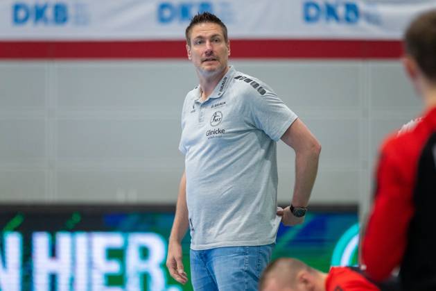 Carsten Lichtlein (MT Melsungen, Torwarttrainer) GER, GWD Minden vs. MT Melsungen, Handball, 1. Bundesliga, 30. Spieltag, Spielzeit 2022 2023, 14.05.2023 GER, GWD Minden vs. MT Melsungen, Handball, 1. Bundesliga, 30. Spieltag, Spielzeit 2022 2023, 14.05.2023 Luebbecke Copyright: xEibner-Pressefotox xJanxStrohdiekx EP_EER