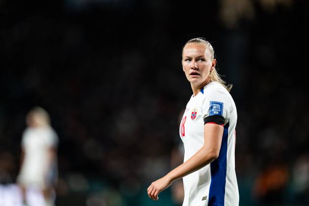 230720 Frida Maanum of Norway during the FIFA Women s World Cup football match between New Zealand and Norway on July 20, 2023 in Auckland. Photo: Mathias Bergeld BILDBYRAN kod MB VG0487 bbeng fotball fotboll football norge norway a kvinner dam fotbolls-vm fotball vm kvinner världsmästerskap verdensmesterskap vm fifa womens world cup day 1 nya zeeland new zealand Copyright: MATHIASxBERGELD BB230720MB034
