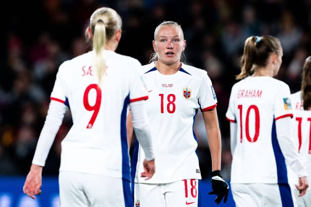 230725 Frida Maanum of Norway during the FIFA Women s World Cup football match between Switzerland and Norway on July 25, 2023 in Hamilton. Photo: Vegard Grott BILDBYRAN kod VG VG0497 bbeng fotball fotboll football a kvinner dam fotbolls-vm fotball vm kvinner världsmästerskap verdensmesterskap vm fifa womens world cup day 6 switzerland schweiz sveits norge norway Copyright: VEGARDxGRoTT BB230725VG096
