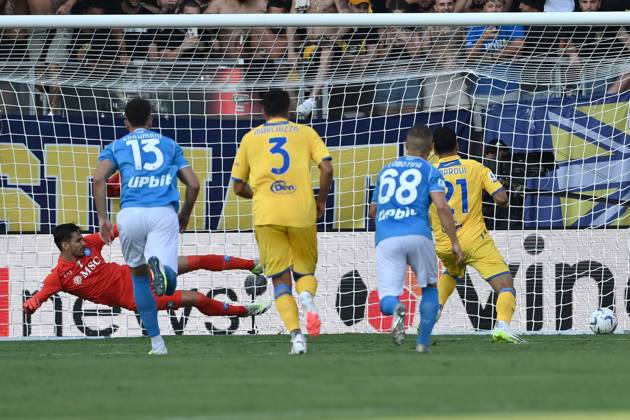 Mg Genova 19 08 2023 - campionato di calcio serie A Genoa-Fiorentina foto Matteo Gribaudi Image nella foto: gol Abdoulrahmane Harroui