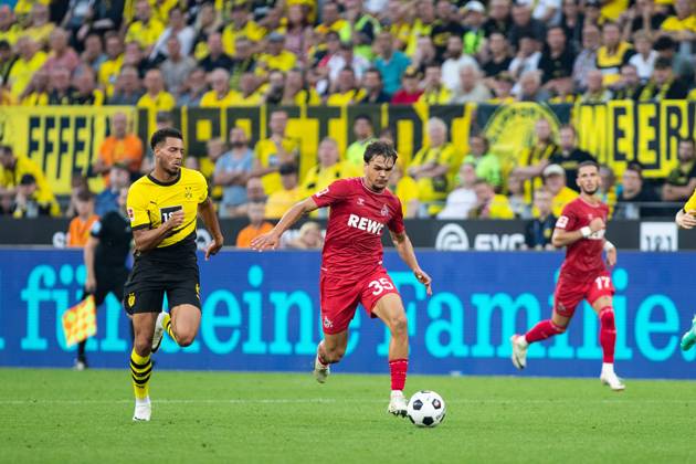 1.Bundesliga, 1.Spieltag: Borussia Dortmund - 1.FC Koeln, Dortmund, Signal Iduna Park, 19.08.2023 Max Finkgraefe (1. FC Koeln, 35) 1.Bundesliga, 1.Spieltag: Borussia Dortmund - 1.FC Koeln, Dortmund, Signal Iduna Park, 19.08.2023 DFL Regulations prohibit any of use of photographs as image sequences and quasi video Copyright: xBEAUTIFULxSPORTS Buriakovx