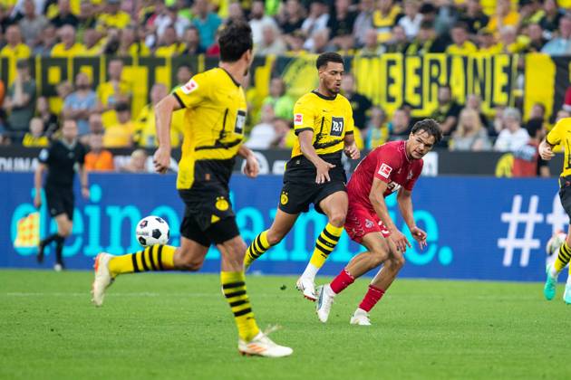 1.Bundesliga, 1.Spieltag: Borussia Dortmund - 1.FC Koeln, Dortmund, Signal Iduna Park, 19.08.2023 Max Finkgraefe (1. FC Koeln, 35) 1.Bundesliga, 1.Spieltag: Borussia Dortmund - 1.FC Koeln, Dortmund, Signal Iduna Park, 19.08.2023 DFL Regulations prohibit any of use of photographs as image sequences and quasi video Copyright: xBEAUTIFULxSPORTS Buriakovx