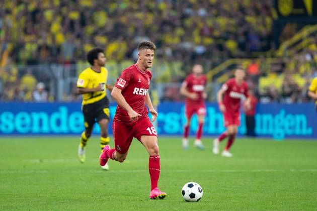 1.Bundesliga, 1.Spieltag: Borussia Dortmund - 1.FC Koeln, Dortmund, Signal Iduna Park, 19.08.2023 Rasmus Carstensen (1. FC Koeln) 1.Bundesliga, 1.Spieltag: Borussia Dortmund - 1.FC Koeln, Dortmund, Signal Iduna Park, 19.08.2023 DFL Regulations prohibit any of use of photographs as image sequences and quasi video Copyright: xBEAUTIFULxSPORTS Buriakovx