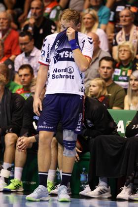 Simon Pytlick (SG Flensburg Handewitt,2) - Handball Bundesliga Saison 2023-2024 SC Magdeburg vs. SG Flensburg-Handewitt in der GETEC Arena in Magdeburg - Freisteller,Aktion,Handball,Deutschland,03.09.2023