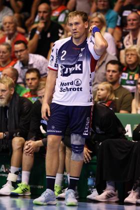 Simon Pytlick (SG Flensburg Handewitt,2) - Handball Bundesliga Saison 2023-2024 SC Magdeburg vs. SG Flensburg-Handewitt in der GETEC Arena in Magdeburg - Freisteller,Aktion,Handball,Deutschland,03.09.2023
