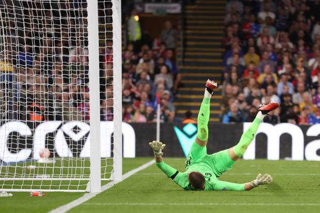 Crystal Palace v Nottingham Forest 07 October 2023, London - Premier League Football - Crystal Palace v Nottingham Forest - Crystal Palace goalkeeper Sam Johnstone - Photo: Jacques Feeney Offside. London UK Copyright: xJacquesxFeeneyx xOffsidexOffside