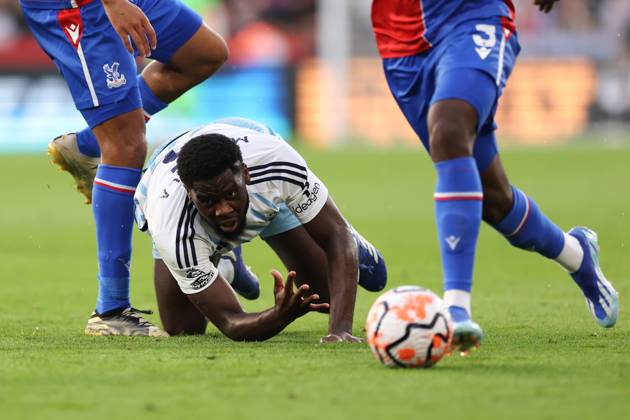 Crystal Palace v Nottingham Forest 07 October 2023, London - Premier League Football - Crystal Palace v Nottingham Forest - Orel Mangala of Nottingham Forest - Photo: Jacques Feeney Offside. London UK Copyright: xJacquesxFeeneyx xOffsidexOffside