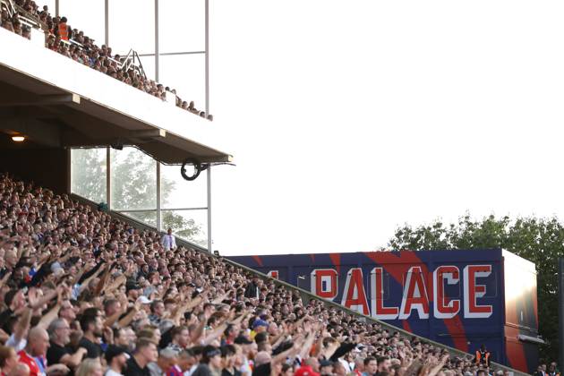 Crystal Palace v Nottingham Forest 07 October 2023, London - Premier League Football - Crystal Palace v Nottingham Forest - The Selhurst Park crowd - Photo: Jacques Feeney Offside. London UK Copyright: xJacquesxFeeneyx xOffsidexOffside