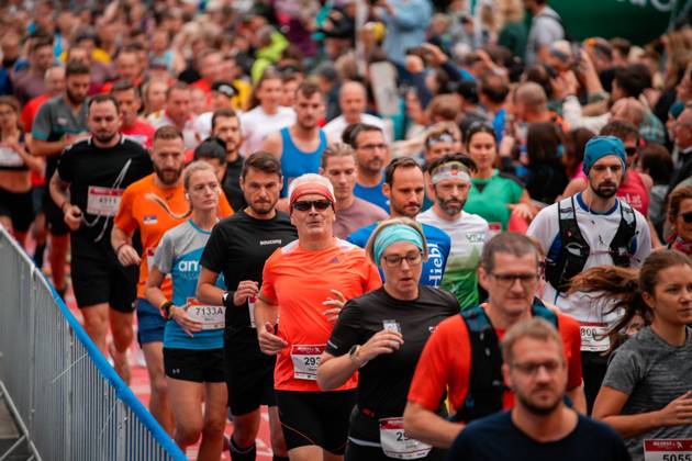 RUNNING - Graz Marathon 2023 GRAZ,AUSTRIA,08.OCT.23 - RUNNING - Graz Marathon. Image shows participants. GEPAxpictures xJohannesxFriedl