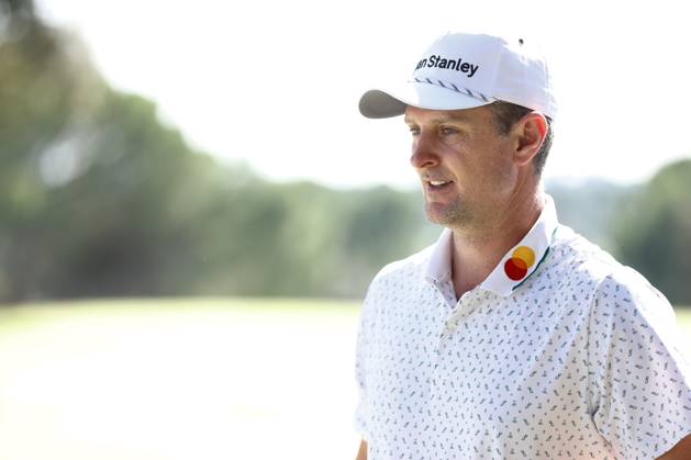 October 12, 2023, MADRID, MADRID, SPAIN: Justin Rose of England looks on during Acciona Open de Espana, Round 1, Golf tournament celebrated at Club de Campo on October 12, 2023, in Madrid, Spain. MADRID SPAIN - ZUMAa181 20231012_zaa_a181_038 Copyright: xOscarxJ.xBarrosox