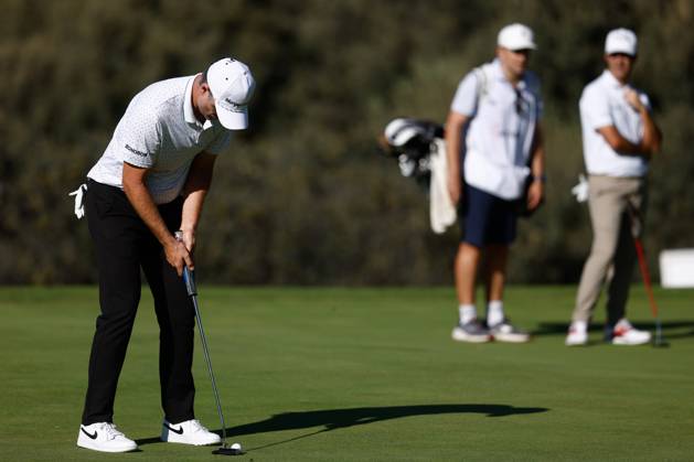 October 12, 2023, MADRID, MADRID, SPAIN: Justin Rose of England in action during Acciona Open de Espana, Round 1, Golf tournament celebrated at Club de Campo on October 12, 2023, in Madrid, Spain. MADRID SPAIN - ZUMAa181 20231012_zaa_a181_066 Copyright: xOscarxJ.xBarrosox