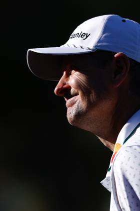 October 12, 2023, MADRID, MADRID, SPAIN: Justin Rose of England looks on during Acciona Open de Espana, Round 1, Golf tournament celebrated at Club de Campo on October 12, 2023, in Madrid, Spain. MADRID SPAIN - ZUMAa181 20231012_zaa_a181_074 Copyright: xOscarxJ.xBarrosox